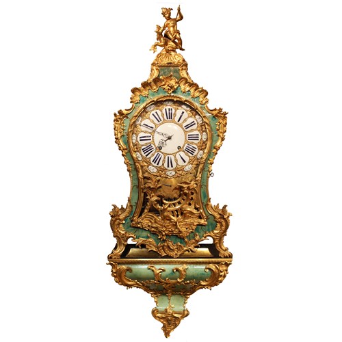 A Louis XV musical bracket Clock
by Joseph de Saint-Germain

